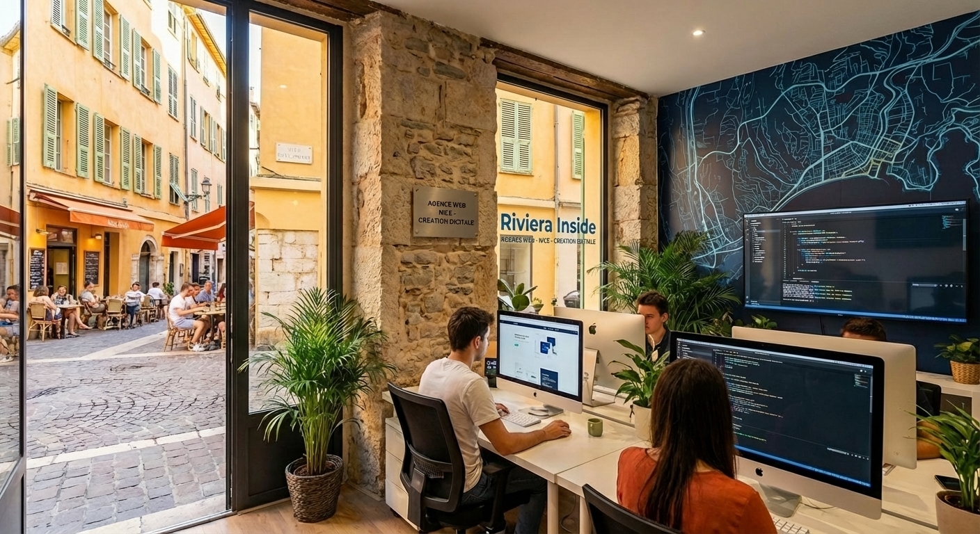 Équipe agence web Nice - Création site internet - Riviera Inside
